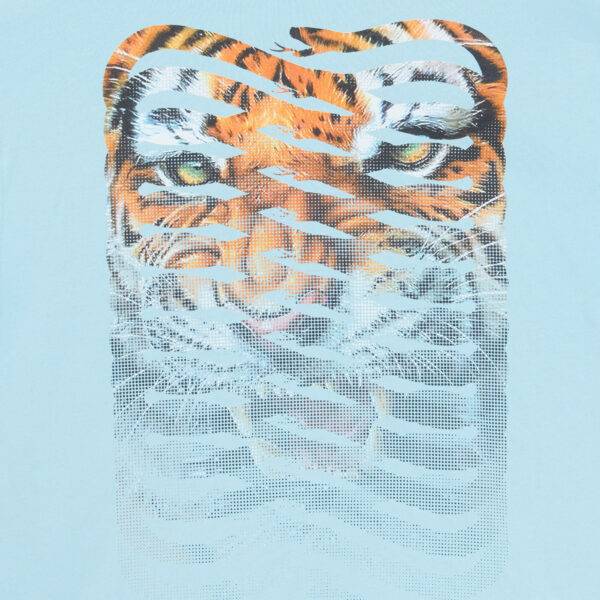 Propaganda Ribs Tiger Hoodie – Sky Bluee Sconto