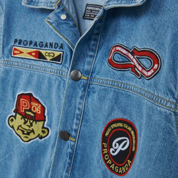 Propaganda Baseball Denim Jacket Economico