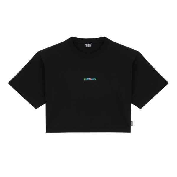 Propaganda Ribs Woman Crop Top Tee – Black Hotsell