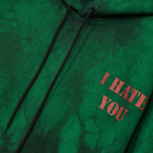 Propaganda Terminator Hoodie – Tie Dye Green Vendite Flash