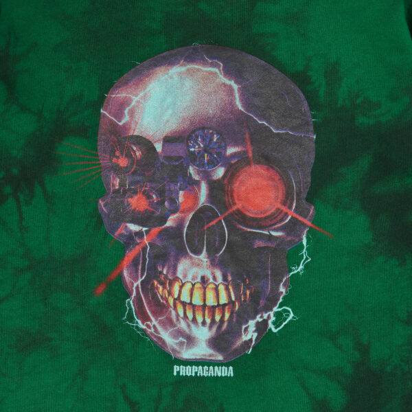 Propaganda Terminator Hoodie – Tie Dye Green Vendite Flash
