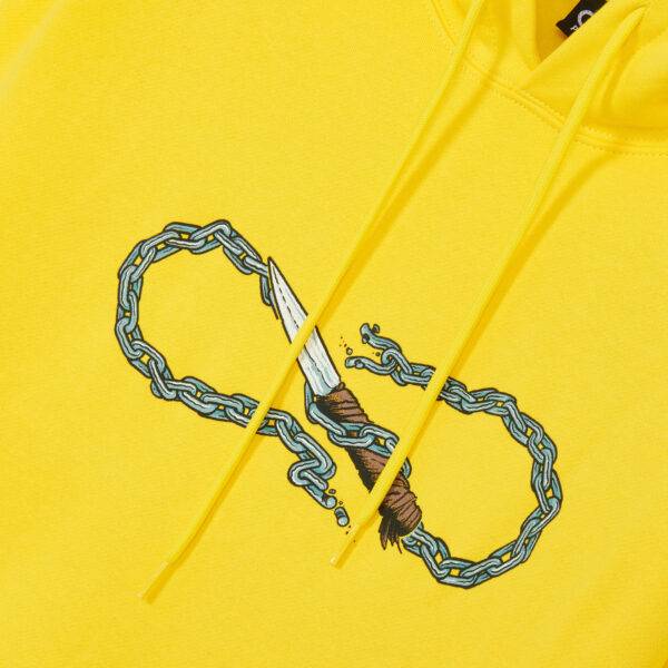 Propaganda Logo Chain Hoodie – Yellow Offerta speciale