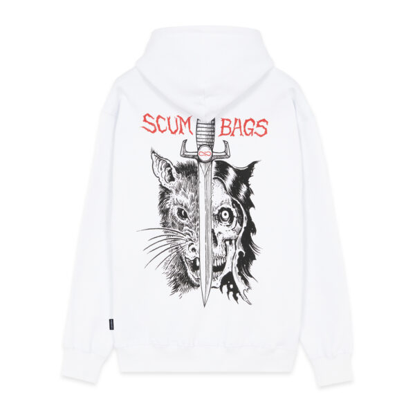 Propaganda Bags Hoodie – White Fornitura limitata