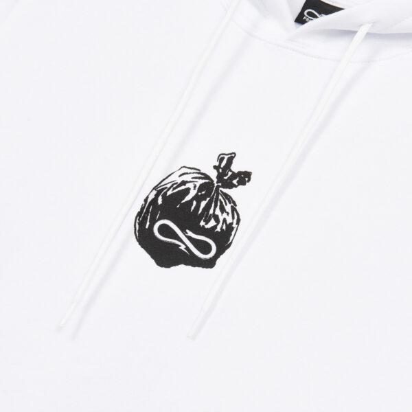 Propaganda Bags Hoodie – White Fornitura limitata