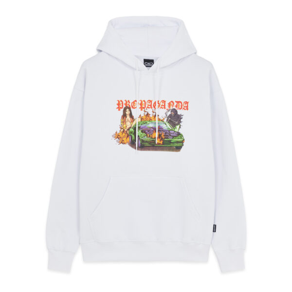 Propaganda Bonus Hoodie – White Cyber Monday