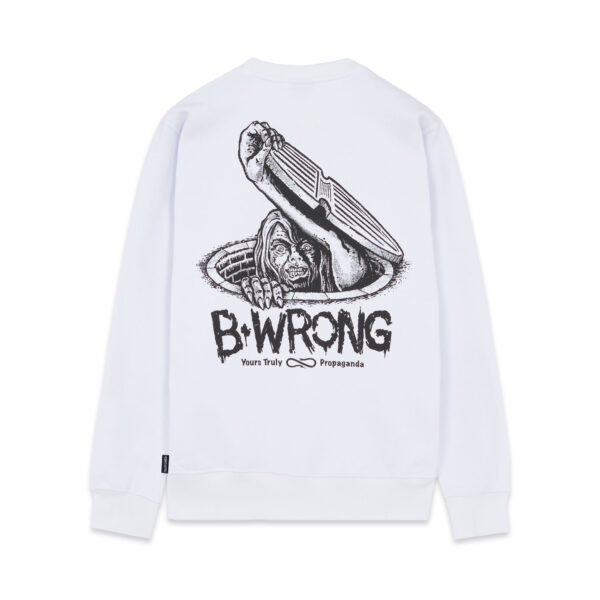 Propaganda Bwrong Crewneck – White Offerta natalizia