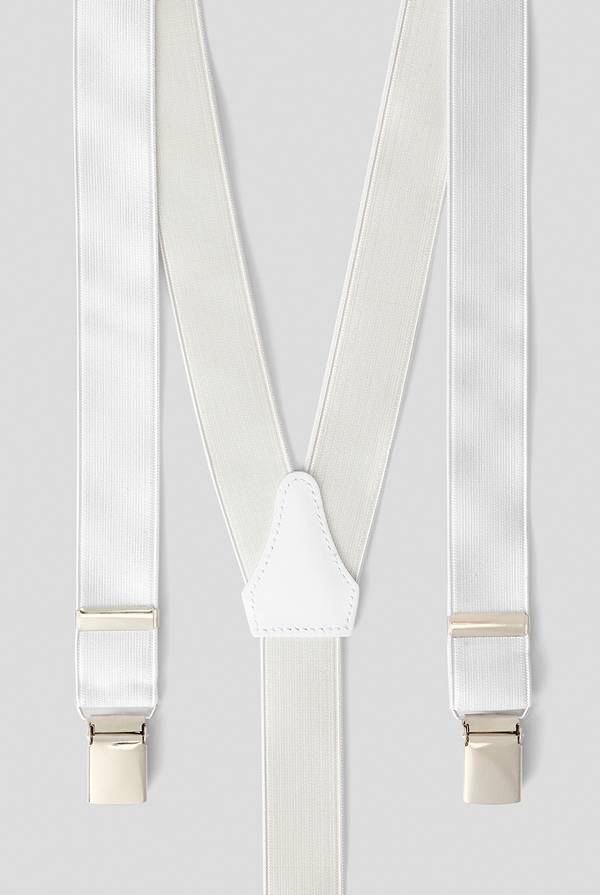 Pull Pal Zileri Bretelle elastiche con dettagli in pelle della linea Cerimonia