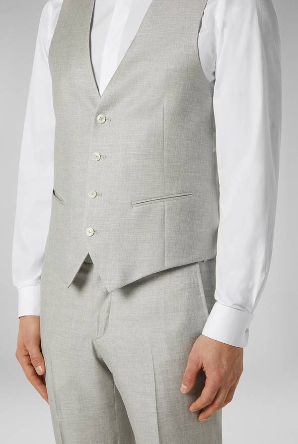 Pull Pal Zileri Abito tre pezzi della linea Cerimonia in lana e viscosa stretch Saldi Di Fabbrica