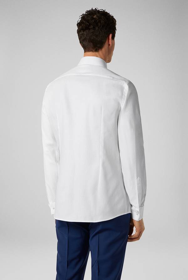 Pull Pal Zileri Camicia in puro cotone della linea Cerimonia con micro disegnature In Saldo
