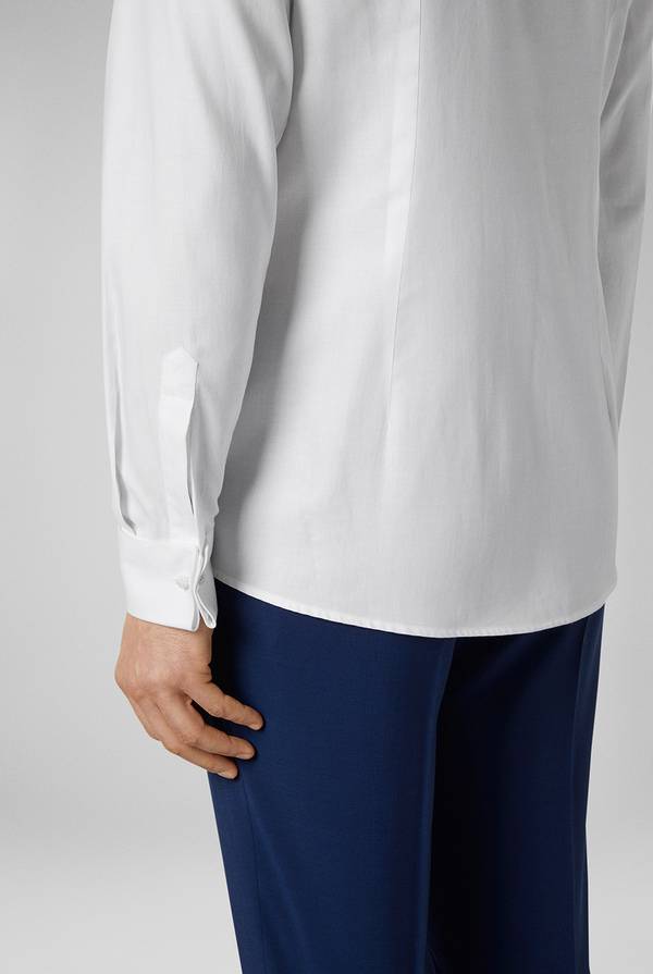 Pull Pal Zileri Camicia in puro cotone della linea Cerimonia con micro disegnature In Saldo
