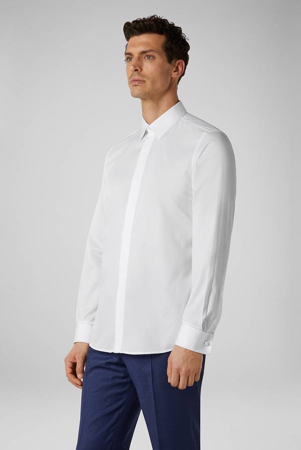 Pull Pal Zileri Camicia in puro cotone della linea Cerimonia con micro disegnature Nuova