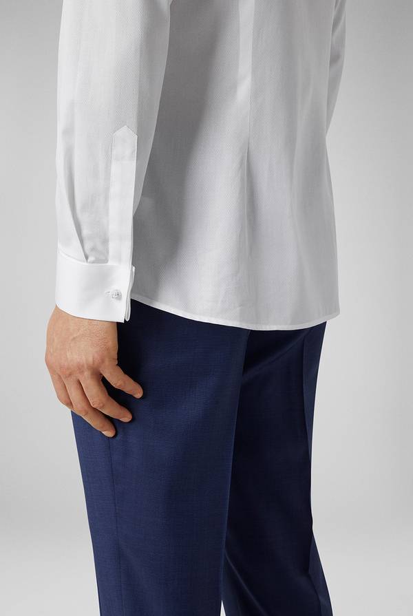 Pull Pal Zileri Camicia in puro cotone della linea Cerimonia con micro disegnature Nuova