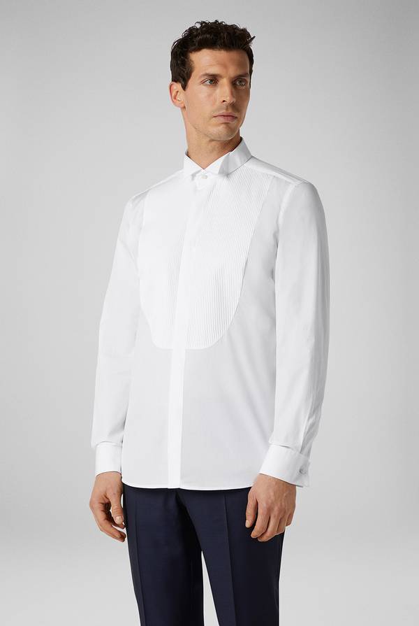 Pull Pal Zileri Camicia in puro cotone della linea Cerimonia con collo ad ala Moda