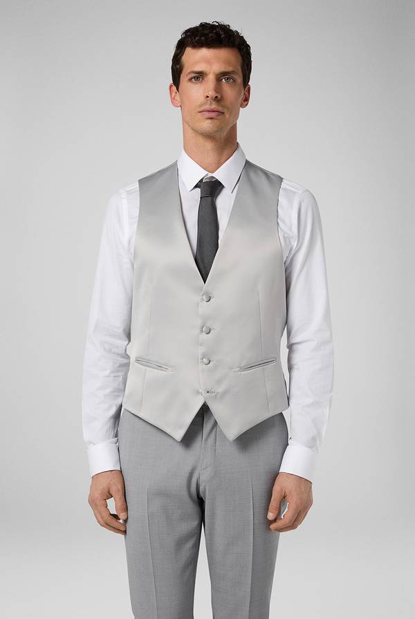 Pull Pal Zileri Gilet in satin della linea Cerimonia 2025