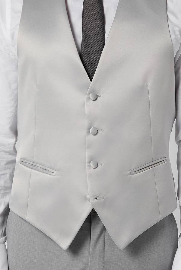 Pull Pal Zileri Gilet in satin della linea Cerimonia 2025