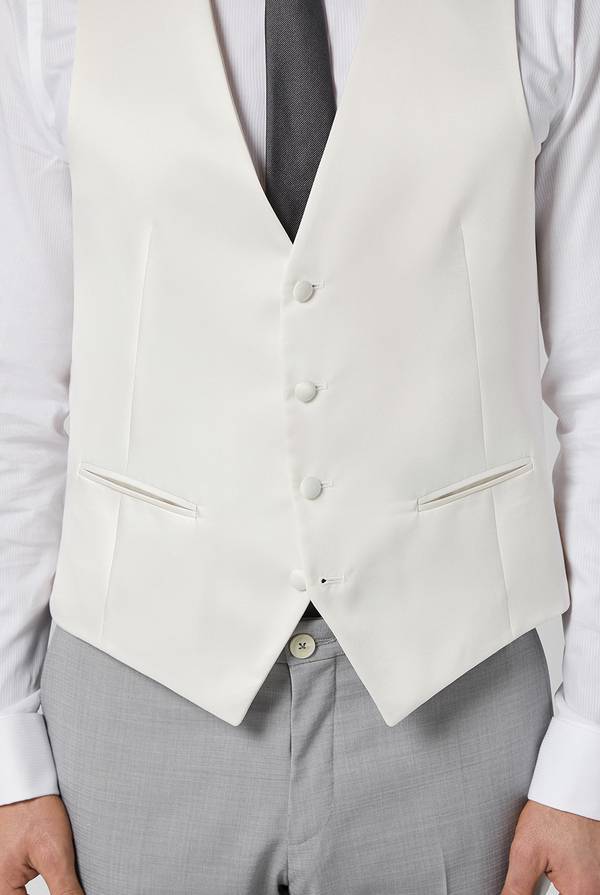 Pull Pal Zileri Gilet in satin della linea Cerimonia Italy