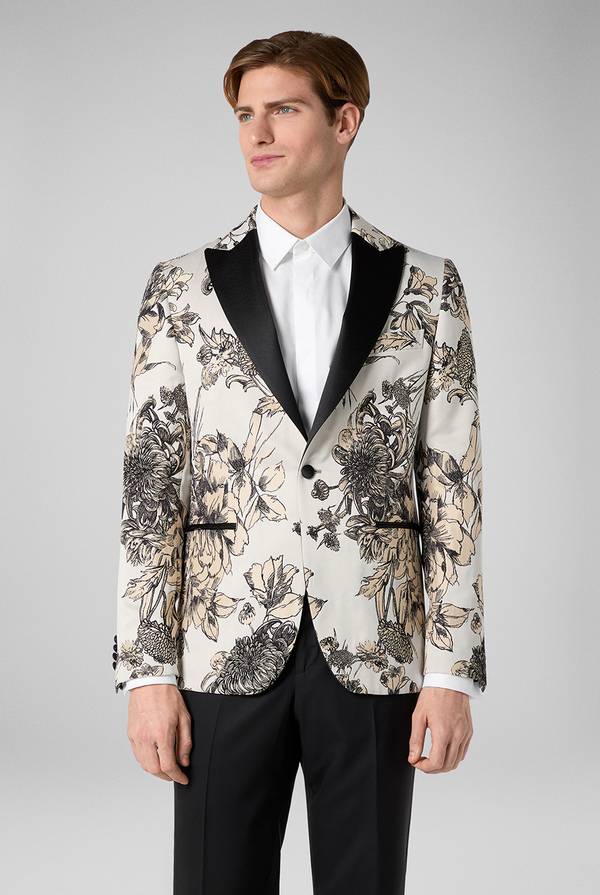 Pull Pal Zileri Giacca smoking con motivo floreale Soddisfazione Garantita