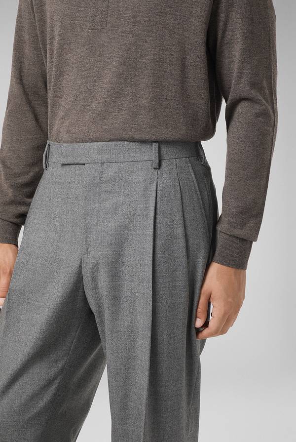 Pull Pal Zileri Pantaloni doppia pince in lana stretch Negozio