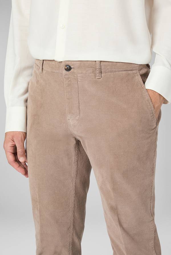 Pull Pal Zileri Pantaloni chino tinti in capo in cotone corduroy Vendita