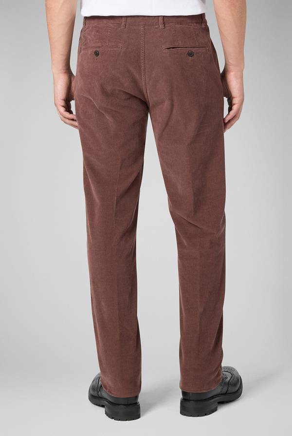 Pull Pal Zileri Pantaloni chino tinti in capo in cotone corduroy Promozione