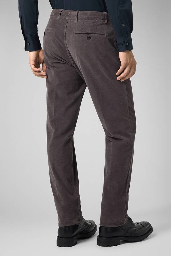 Pull Pal Zileri Pantaloni chino tinti in capo in cotone corduroy Spedizione Gratuita