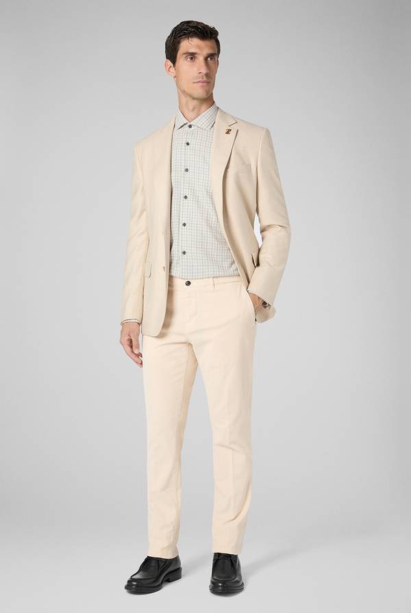 Pull Pal Zileri Pantaloni chino tinti in capo in cotone corduroy Pezzi Unici