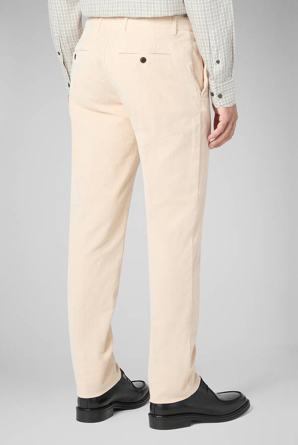 Pull Pal Zileri Pantaloni chino tinti in capo in cotone corduroy Pezzi Unici