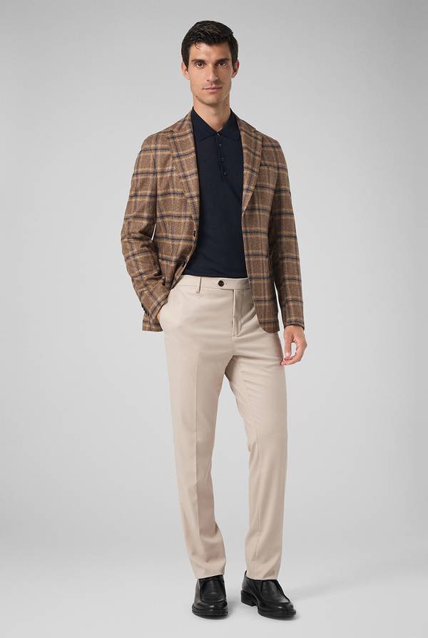 Pull Pal Zileri Pantaloni chino in tencel stretch Negozi Online