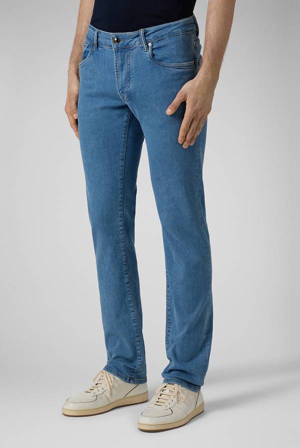 Pull Pal Zileri Denim 5 tasche effetto delavè Offerta