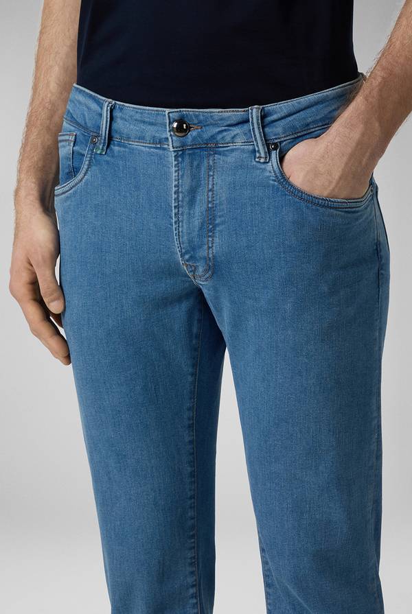 Pull Pal Zileri Denim 5 tasche effetto delavè Offerta