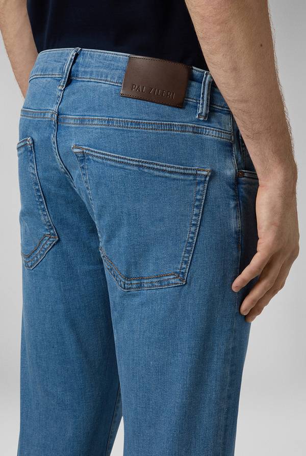 Pull Pal Zileri Denim 5 tasche effetto delavè Offerta
