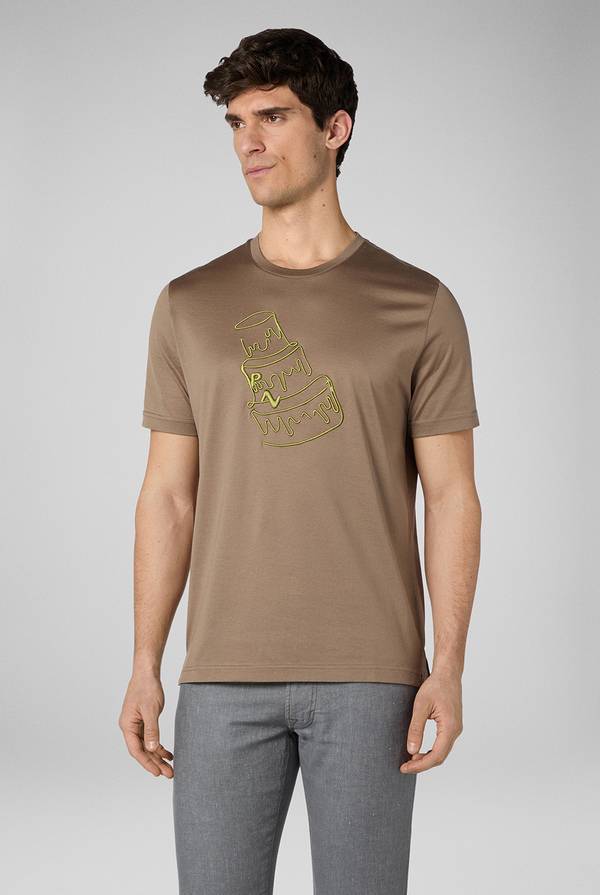 Pull Pal Zileri Tshirt con lavorazione a ricami Negozio