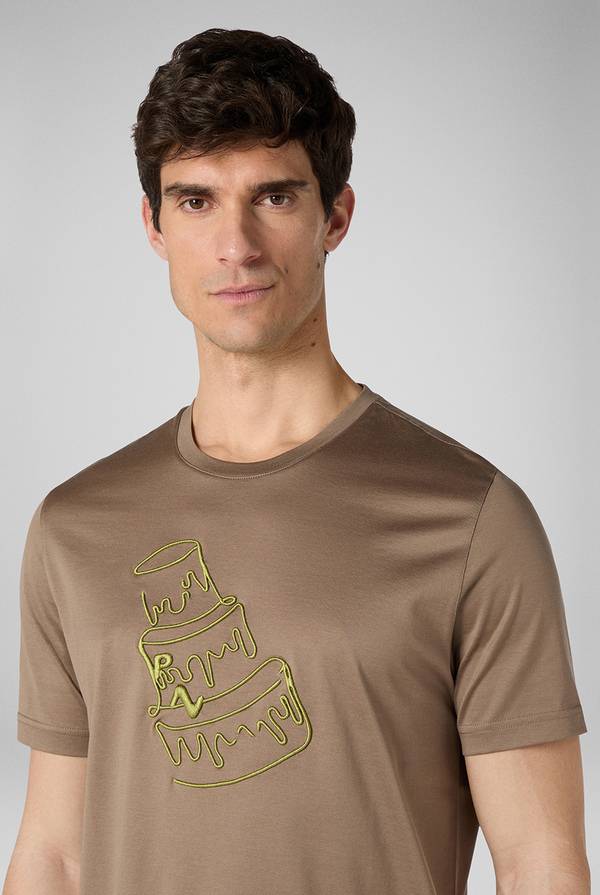 Pull Pal Zileri Tshirt con lavorazione a ricami Negozio
