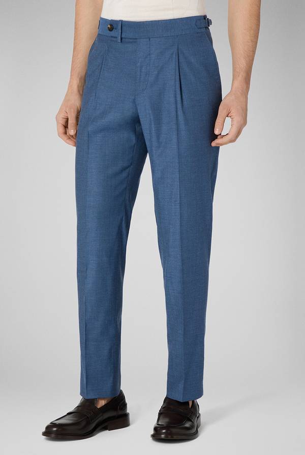 Pull Pal Zileri Pantalone in lana e bamboo In Saldo