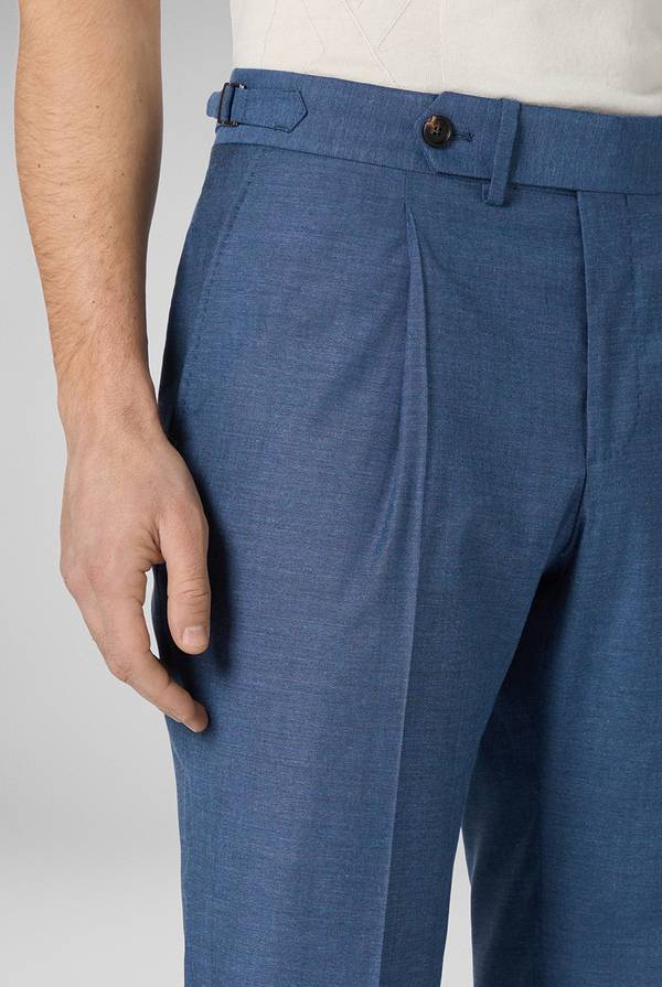 Pull Pal Zileri Pantalone in lana e bamboo In Saldo