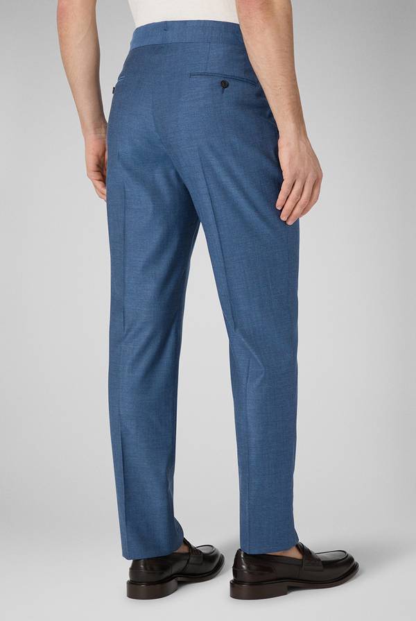 Pull Pal Zileri Pantalone in lana e bamboo In Saldo