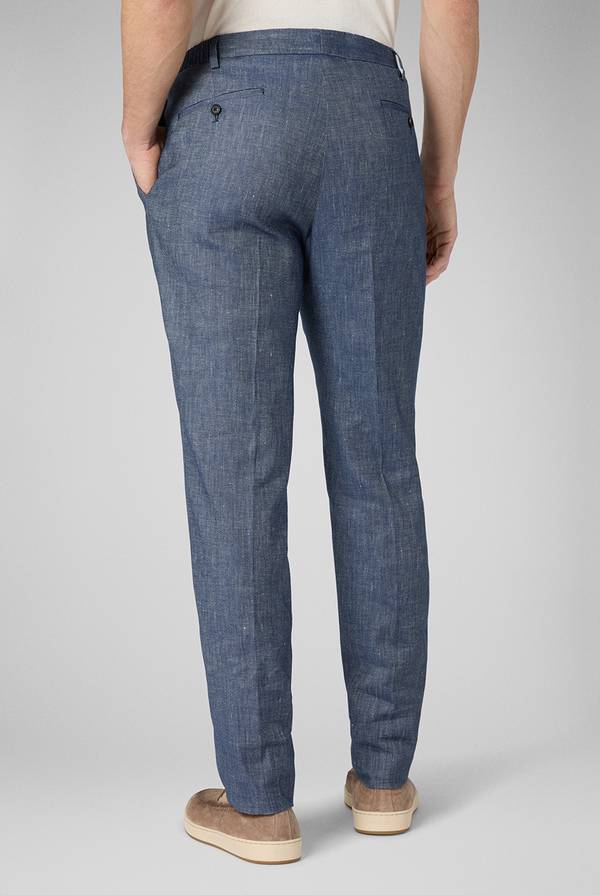 Pull Pal Zileri Pantalone in lino e cotone stretch 2025