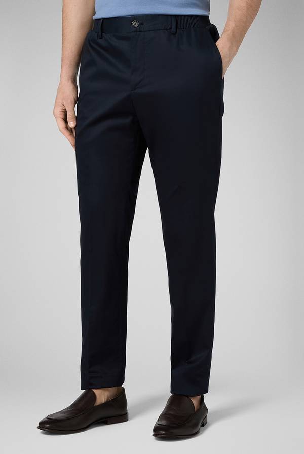 Pull Pal Zileri Pantalone in cotone e tencel stretch Italy