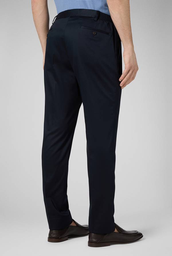 Pull Pal Zileri Pantalone in cotone e tencel stretch Italy