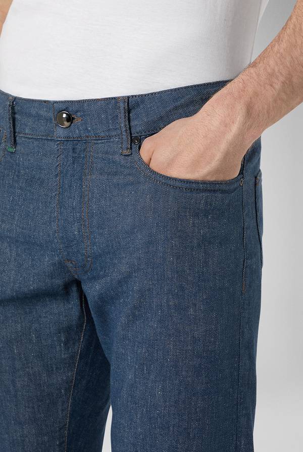 Pull Pal Zileri Denim 5 tasche effetto lino Promozione