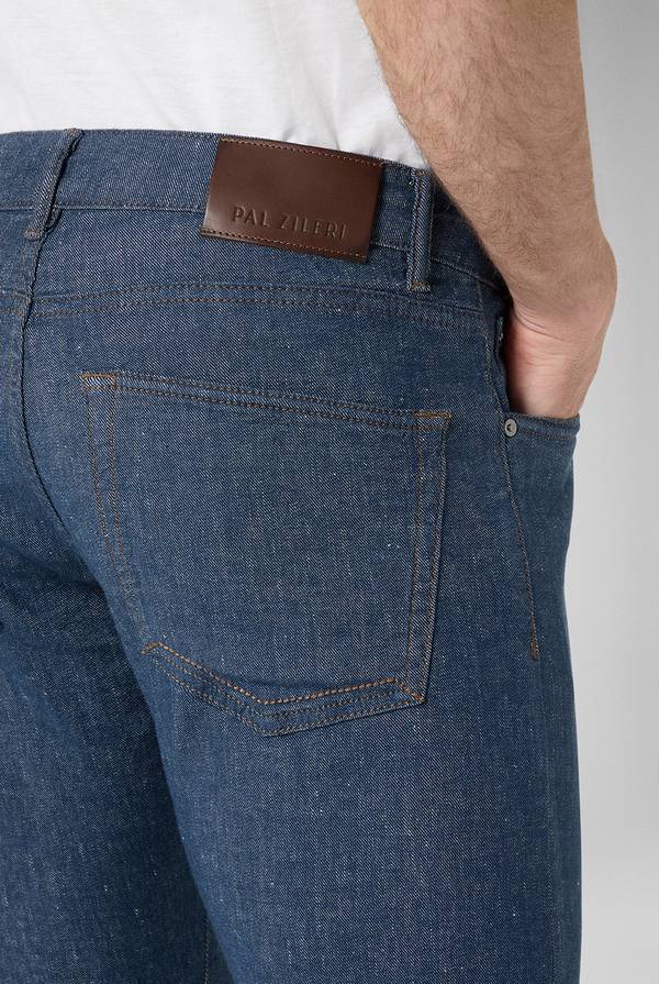 Pull Pal Zileri Denim 5 tasche effetto lino Promozione