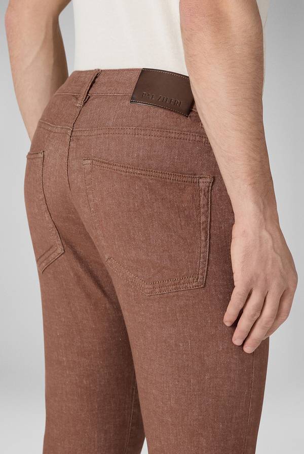 Pull Pal Zileri Denim 5 tasche effetto lino Spedizione Gratuita