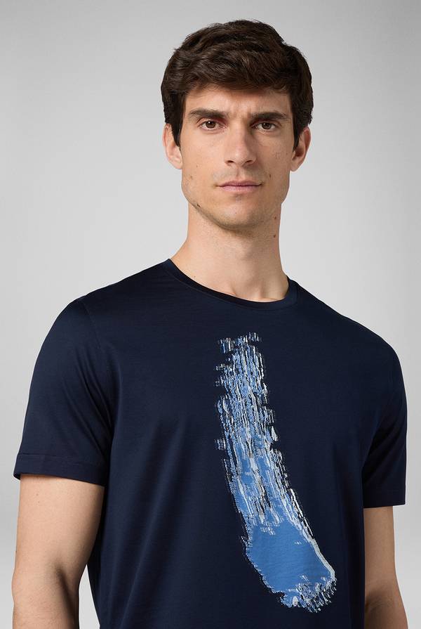 Pull Pal Zileri Tshirt con lavorazione jacquard Sottocosto