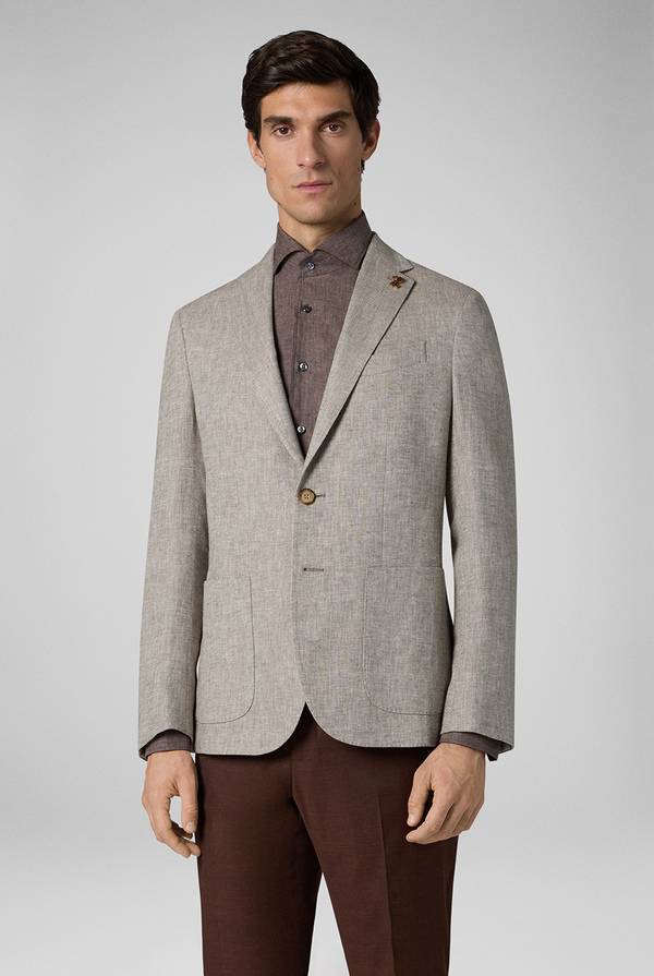 Pull Pal Zileri Giacca Brera in lino e cotone Offerta