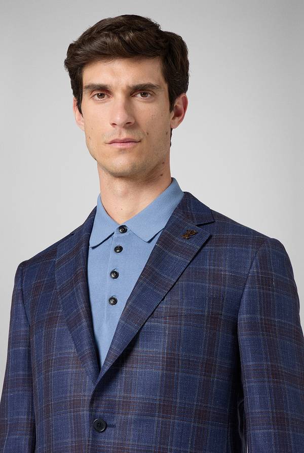 Pull Pal Zileri Giacca Vicenza in lana, seta e lino Vendite Flash