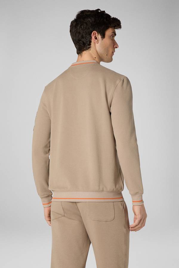 Pull Pal Zileri Felpa in cotone stretch con logo Moda