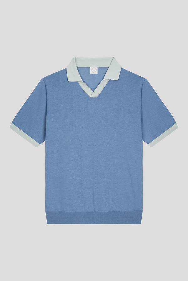 Pull Pal Zileri Polo a maniche corte con scollo a V In Linea