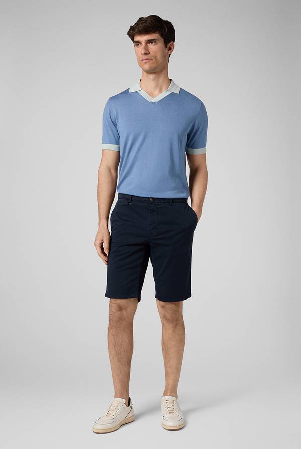 Pull Pal Zileri Polo a maniche corte con scollo a V In Linea