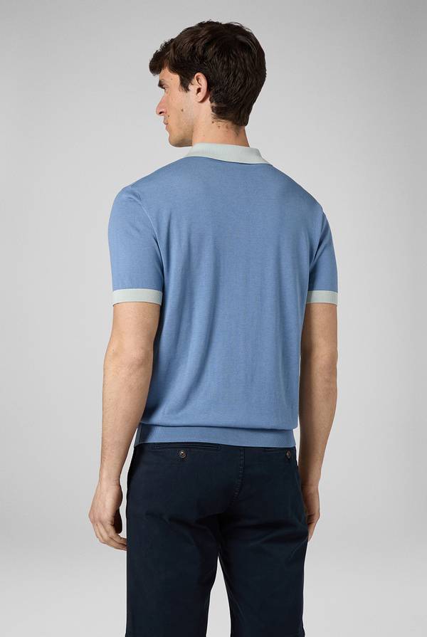 Pull Pal Zileri Polo a maniche corte con scollo a V In Linea