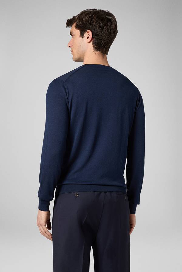 Pull Pal Zileri Girocollo in seta e cotone Qualità